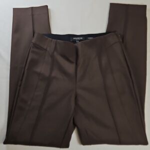 Lafayette 148 New York Gramercy Brown Pants, Size 0